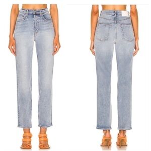 GRLFRND NWT Cassidy Jeans straight high rise